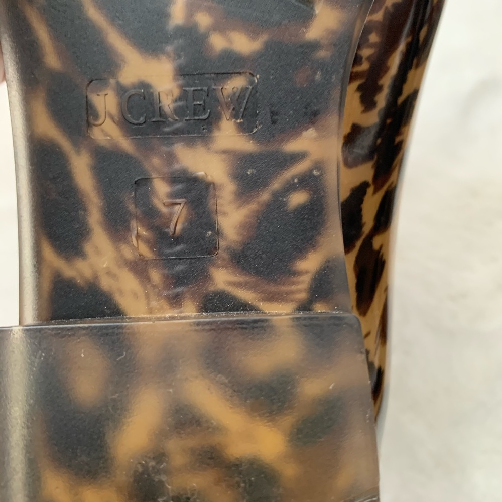 J. Crew Leopard Print Chelsea Rain Bootie - Picture 14 of 14